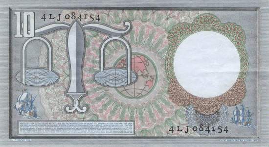 10 Gulden p85 23.3.1953